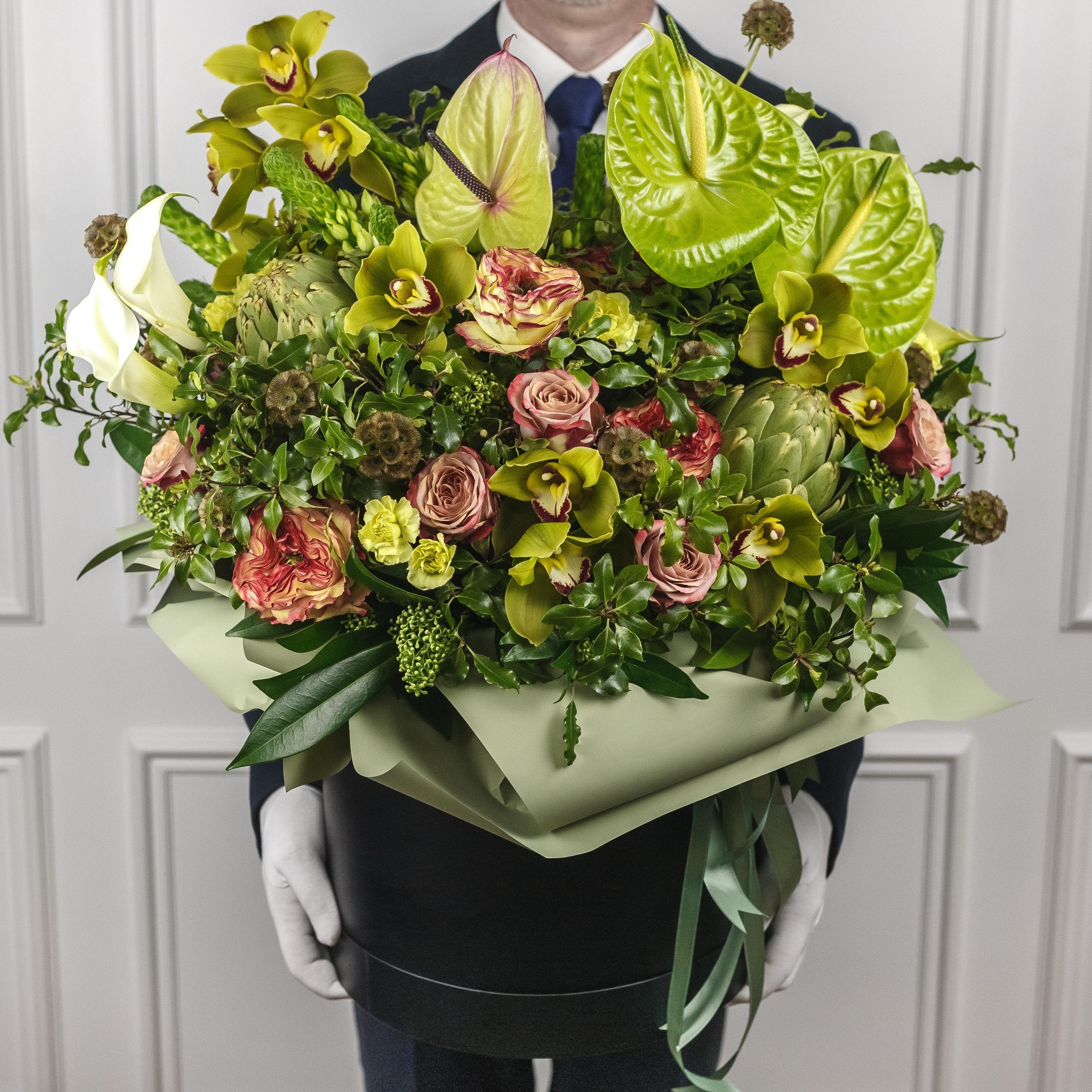 Букеты цветов для мужчин на день рождения фото