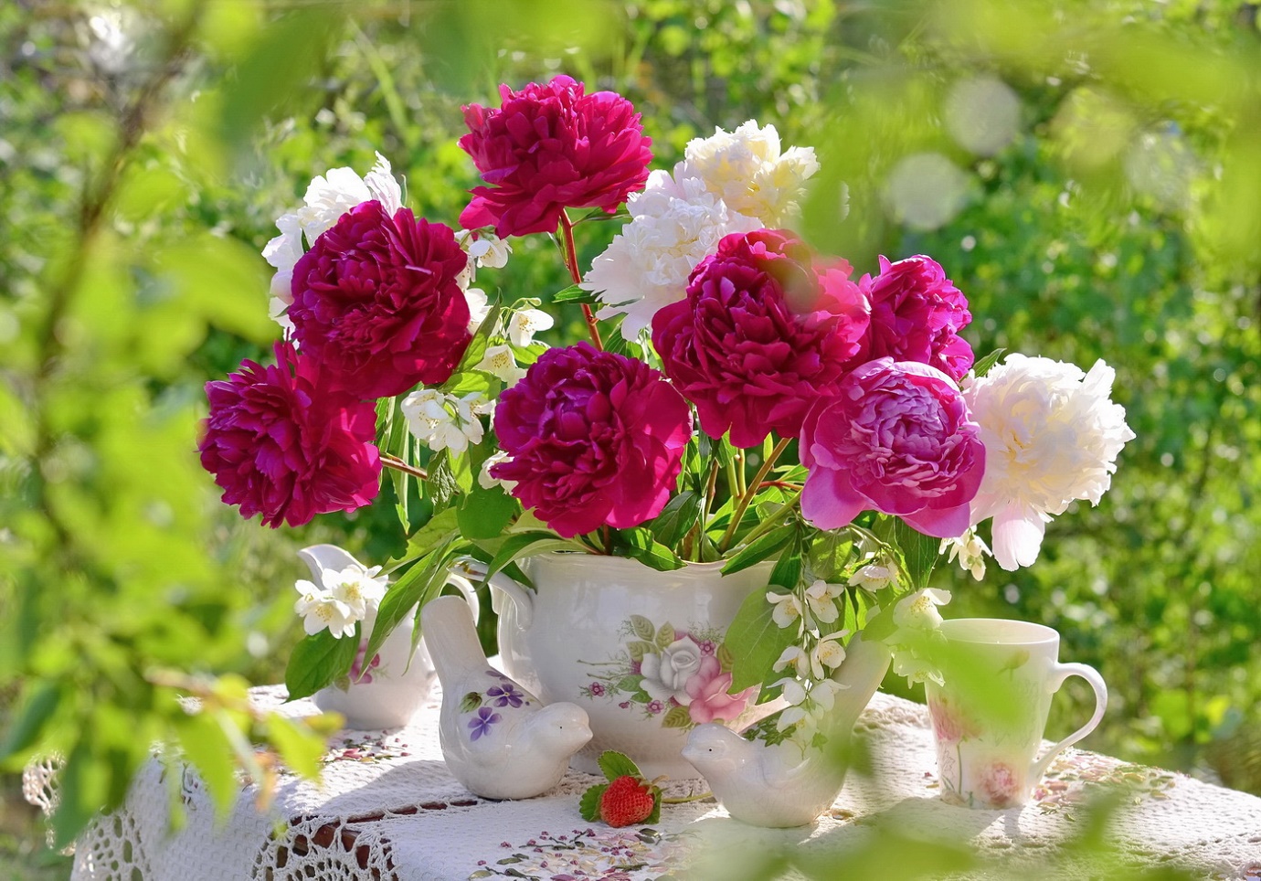 фото с добрыми пожеланиями цветы