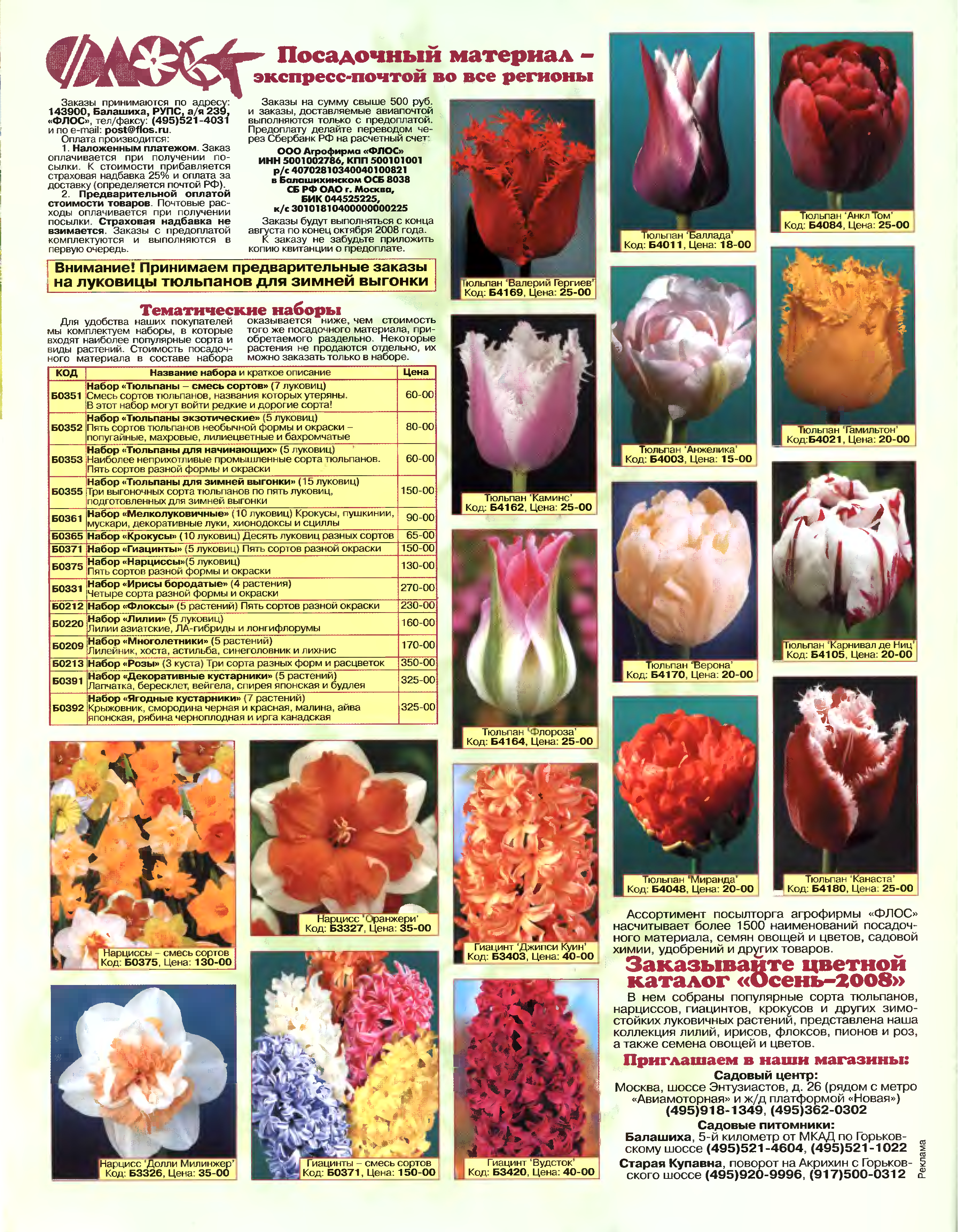 Тюльпаны сорта с фото и названиями каталог