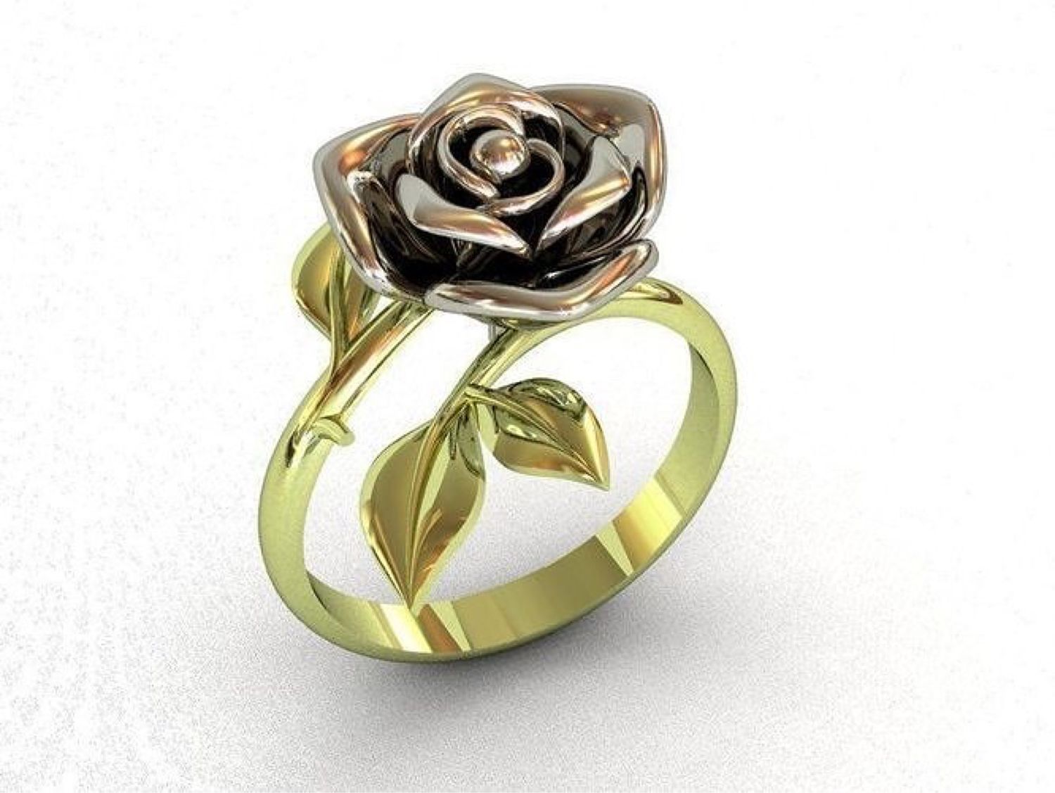 Цветочное кольцо 1. Кольцо цветок Санлайт.