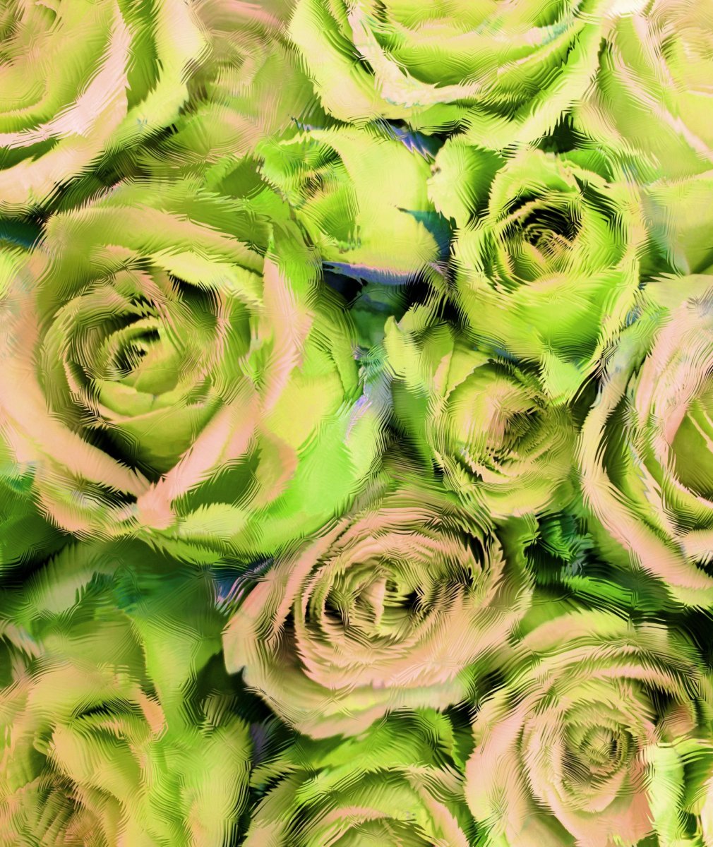 Зеленая роза фото натуральная