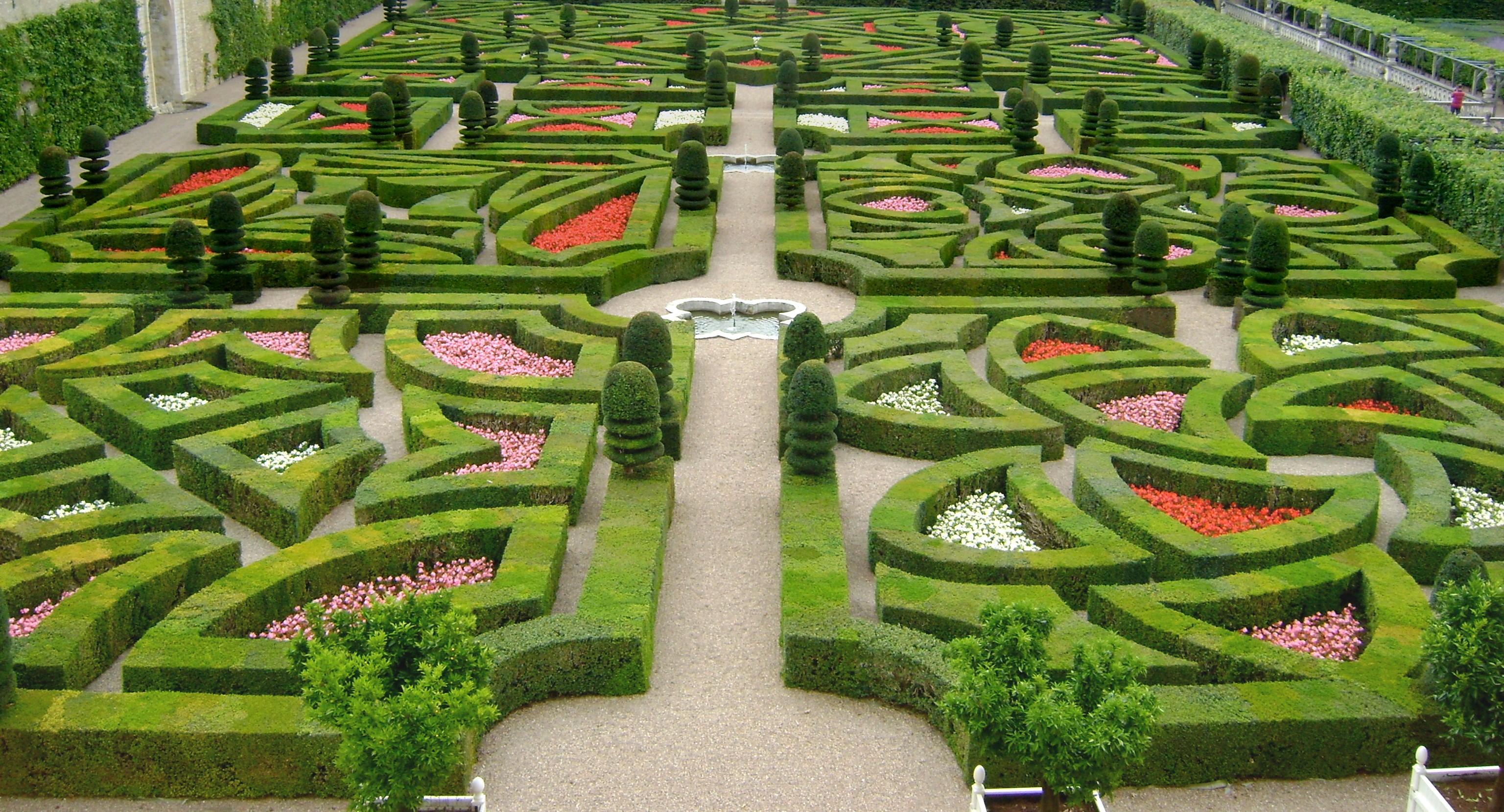 Сад Вилландри, Франция фонтан