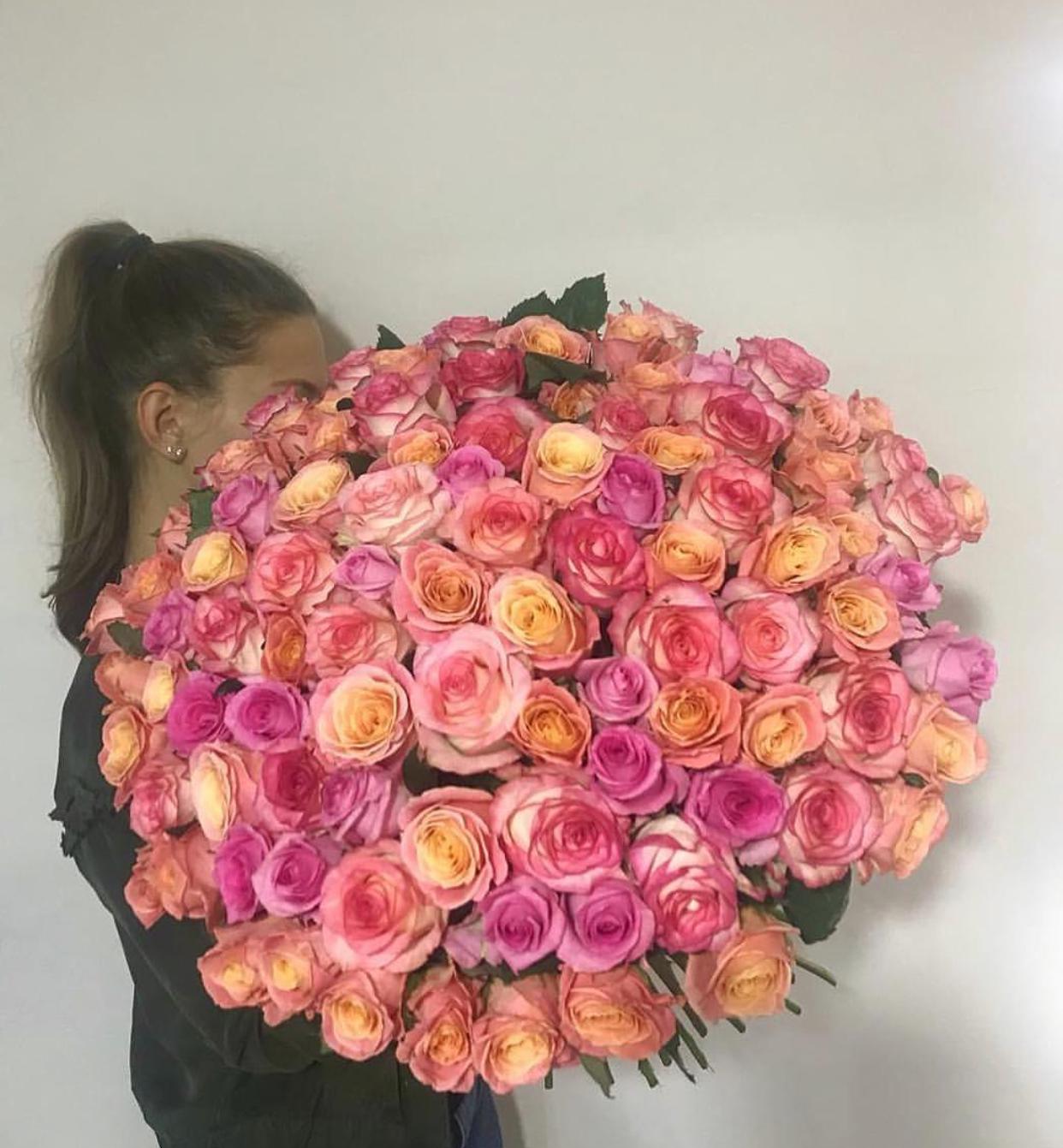 101 Роза Эквадор 50 см