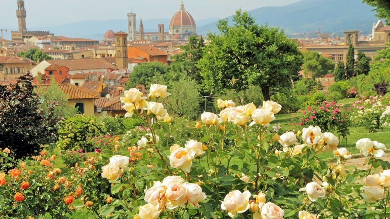 Цветущий сад Тоскана