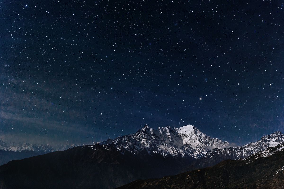 Звездное небо в Непале
