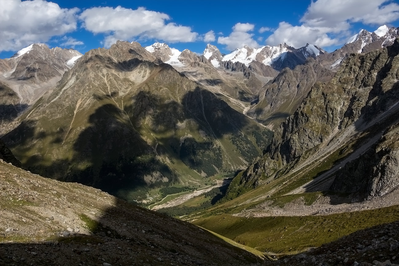 Складчатые горы Кавказ