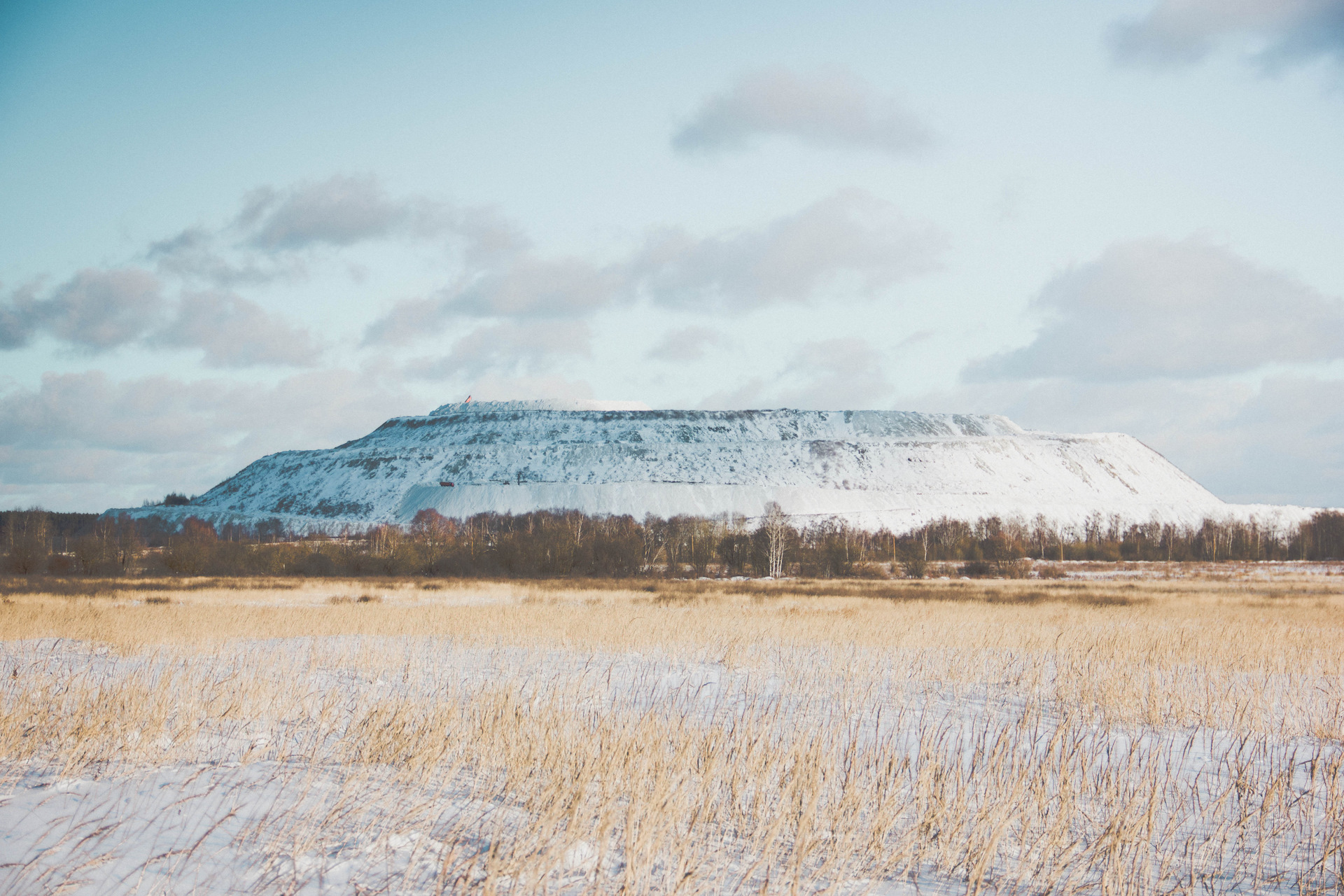 Белая гора Воскресенск зимой