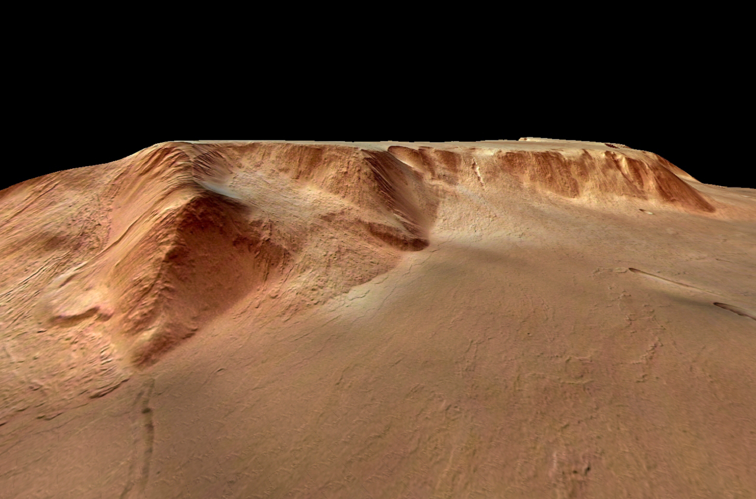 Высочайшая гора солнечной системы находится. Гора Олимп на Марсе. Вулкан гора Аскрийская (Марс). Гора Олимп на Марсе фото. Гора Аскрийская на Марсе.