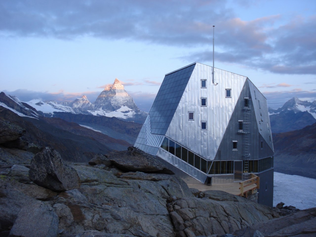 Monte Rosa Hut, Swiss Alps, Швейцария