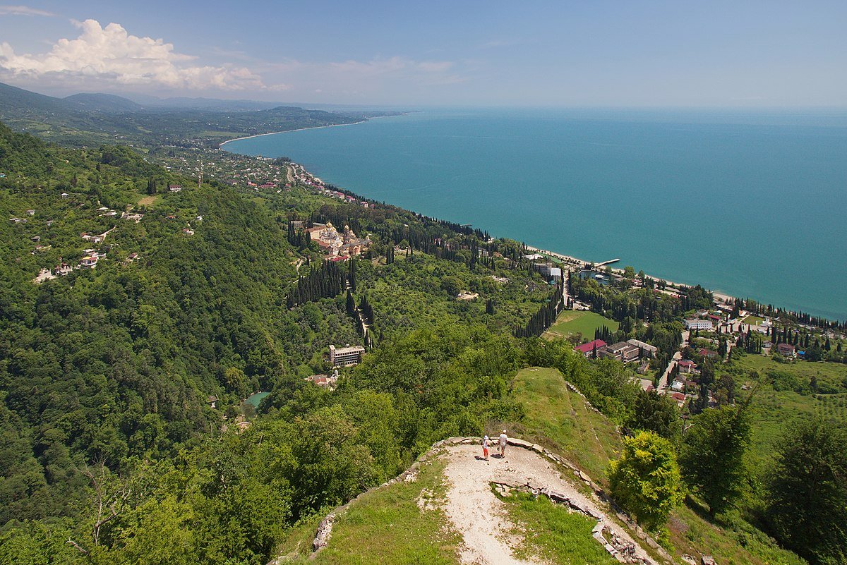 Иверская гора в новом Афоне в Абхазии