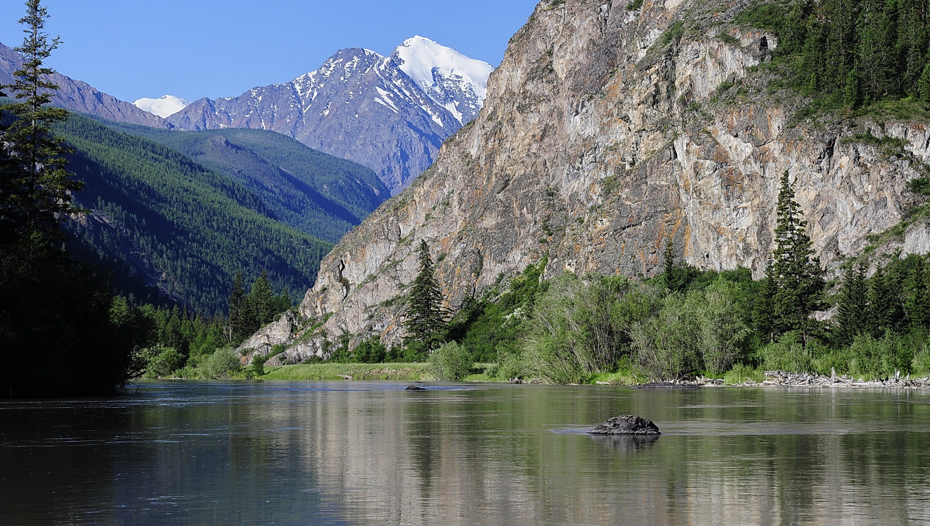 Река Сумульта Алтай горы