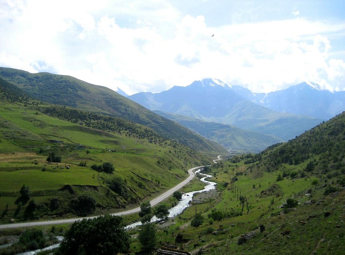 Река Фиагдон в Северной Осетии