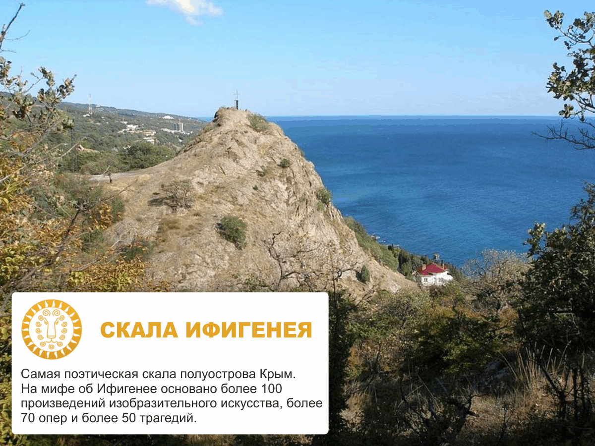 Ифигения скала в Крыму