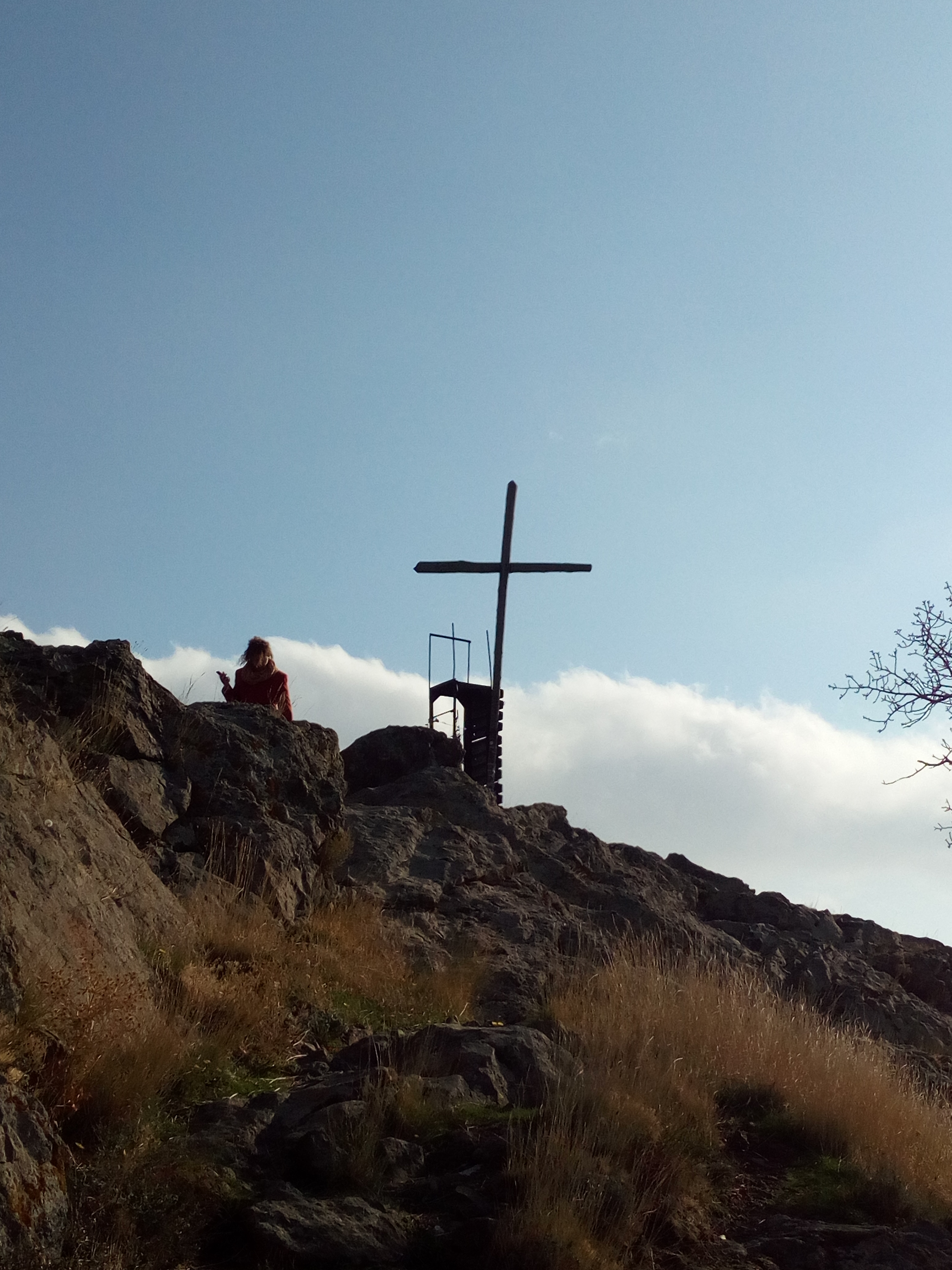Фиолент Крым крест на скале