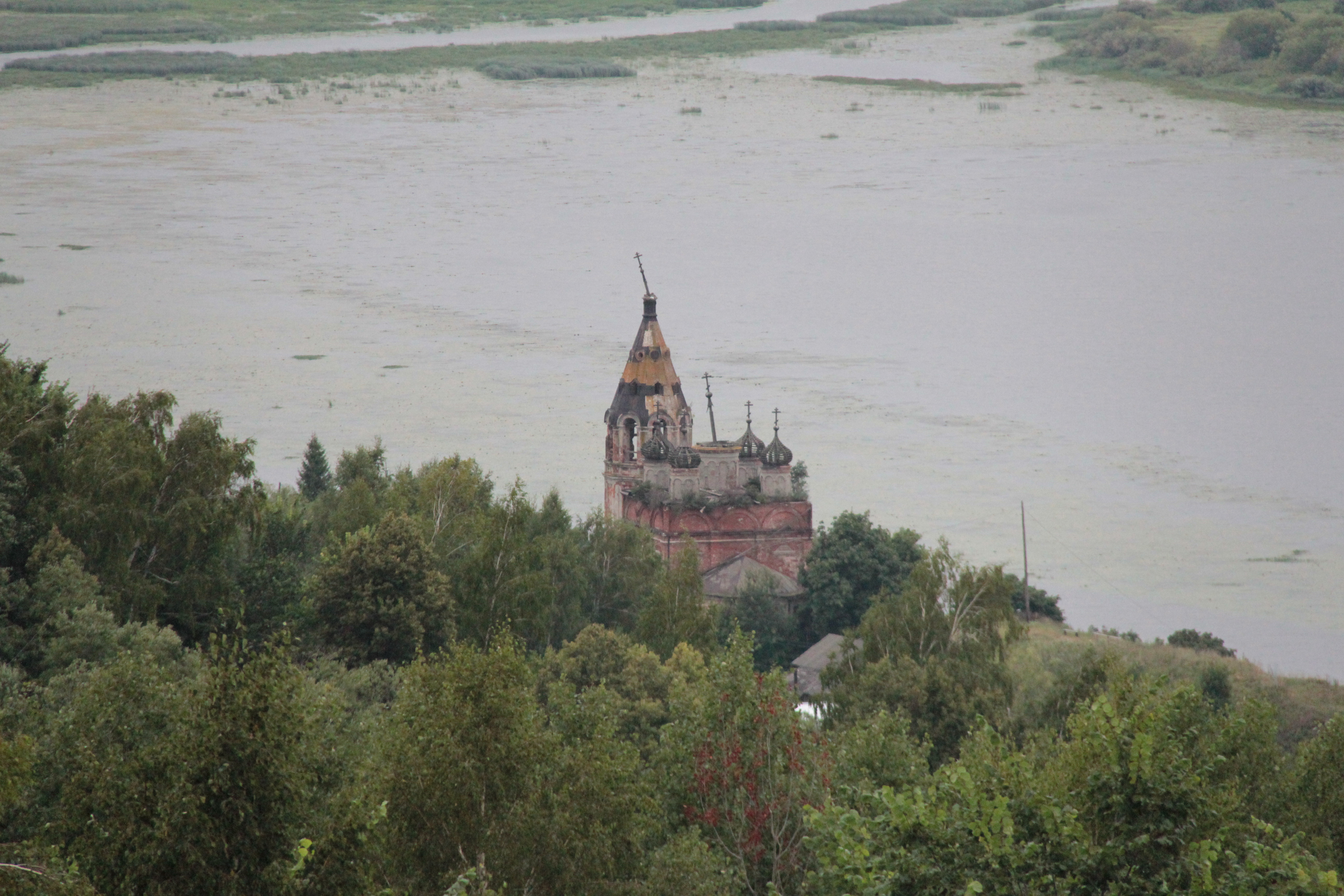 Лысая гора вид на Макарьевский монастырь