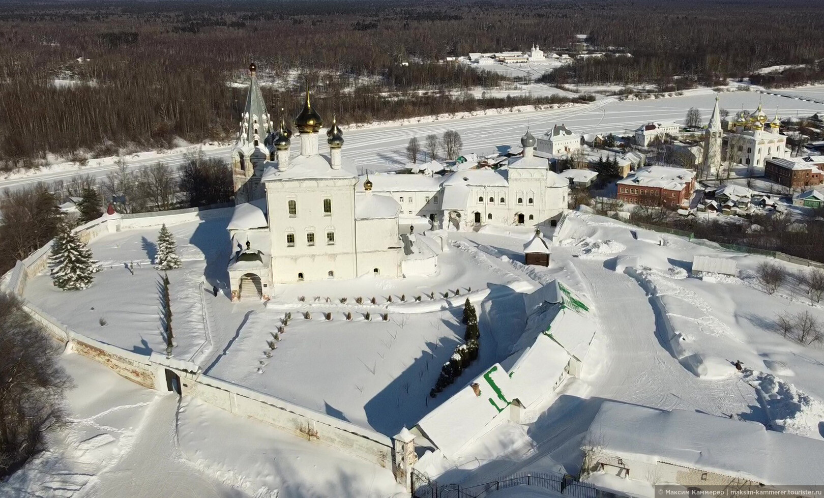 Гороховец Никольский монастырь зимой