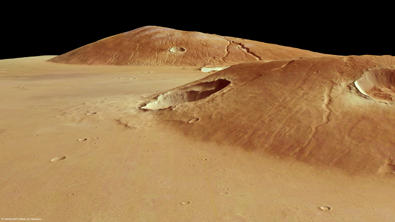 Вулкан гора Аскрийская (Марс)