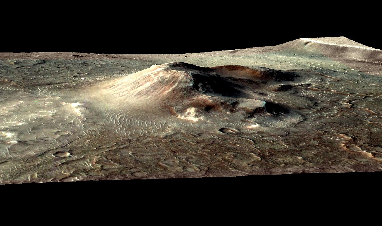 Гора Арсия на Марсе