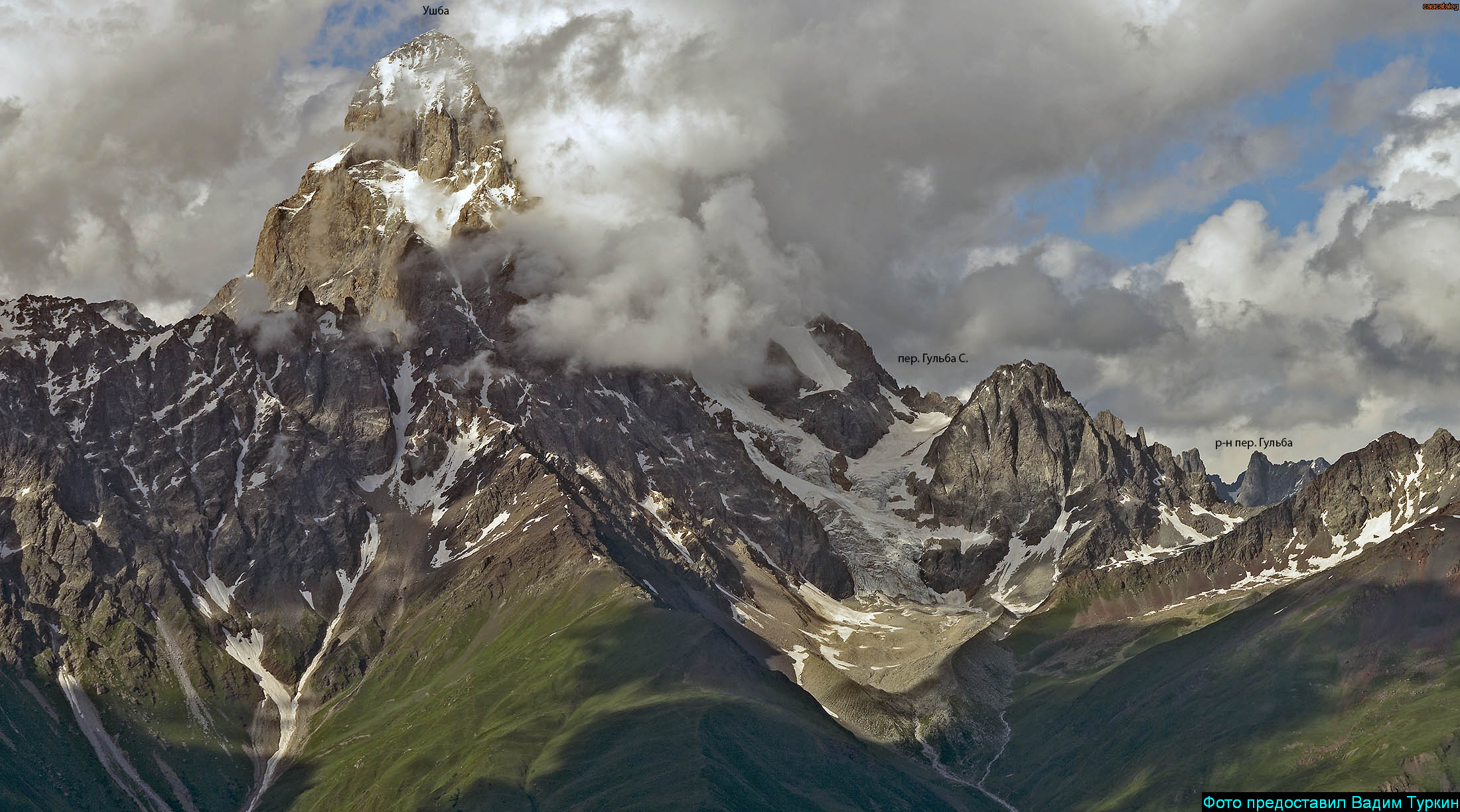 Горы главный кавказский хребет панорама