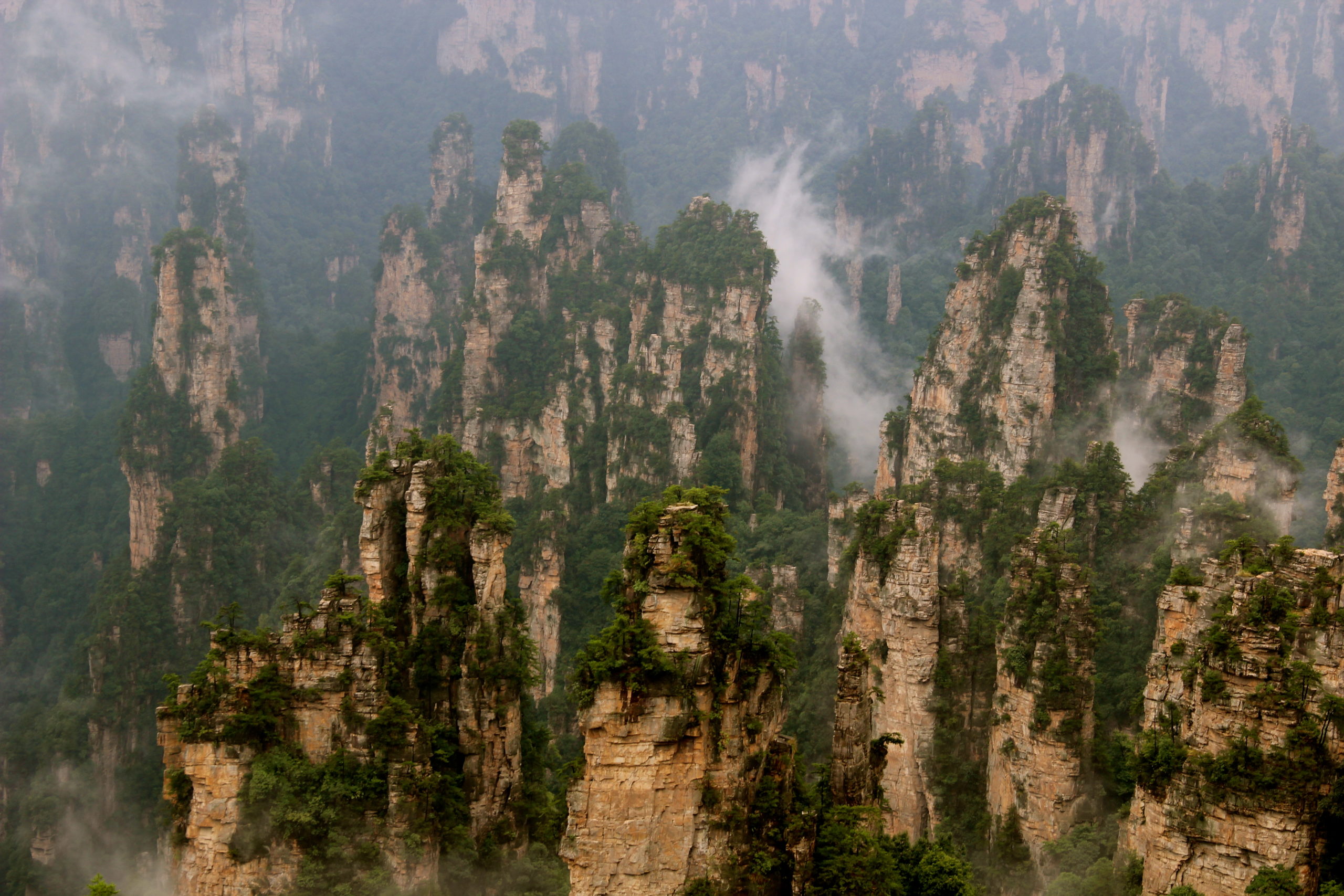 6. Горы Тяньцзи, Китай