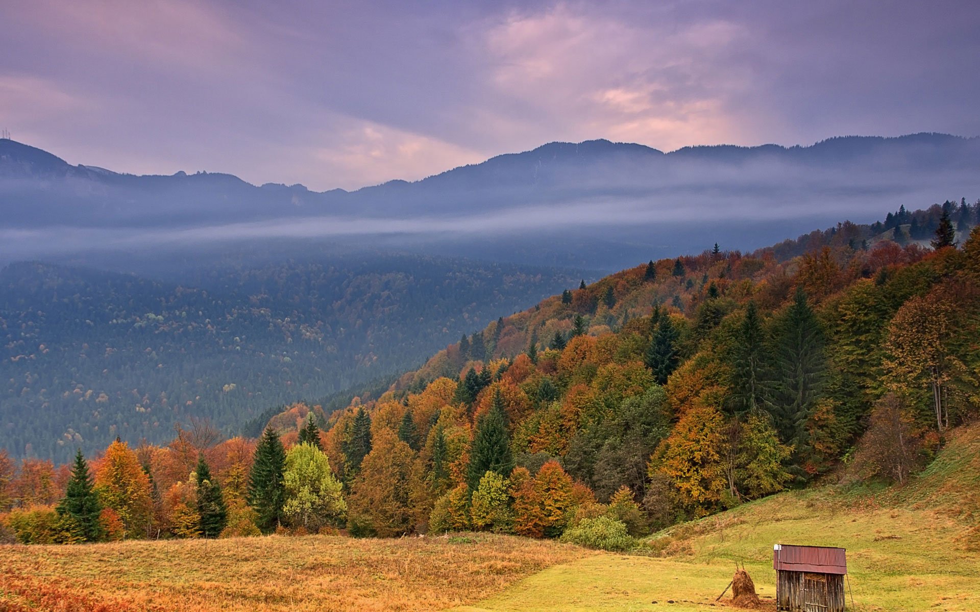 Румыния Трансильвания горные пейзажи