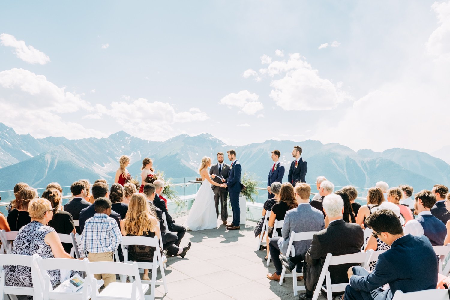 Свадебная церемония выездная в горах