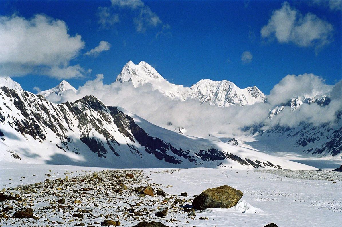 Ледник Федченко горы Таджикистана
