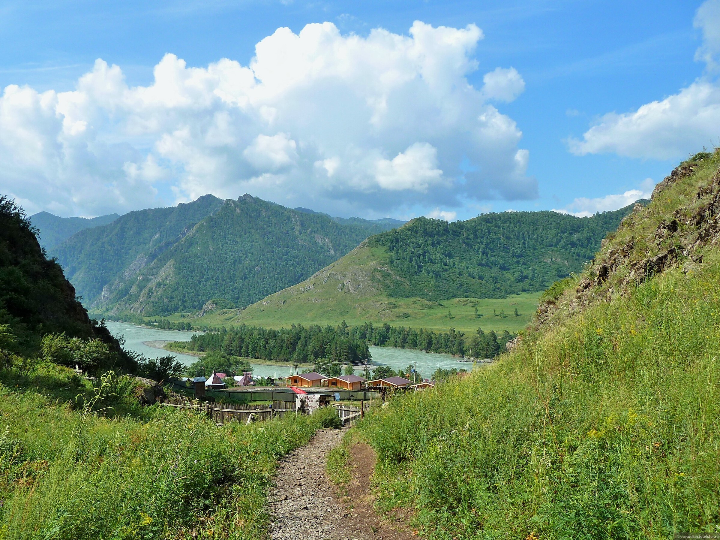 Село Еланда горный Алтай