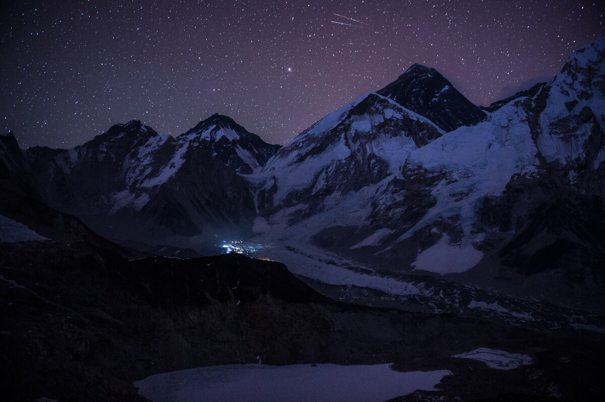 Гималаи ночью