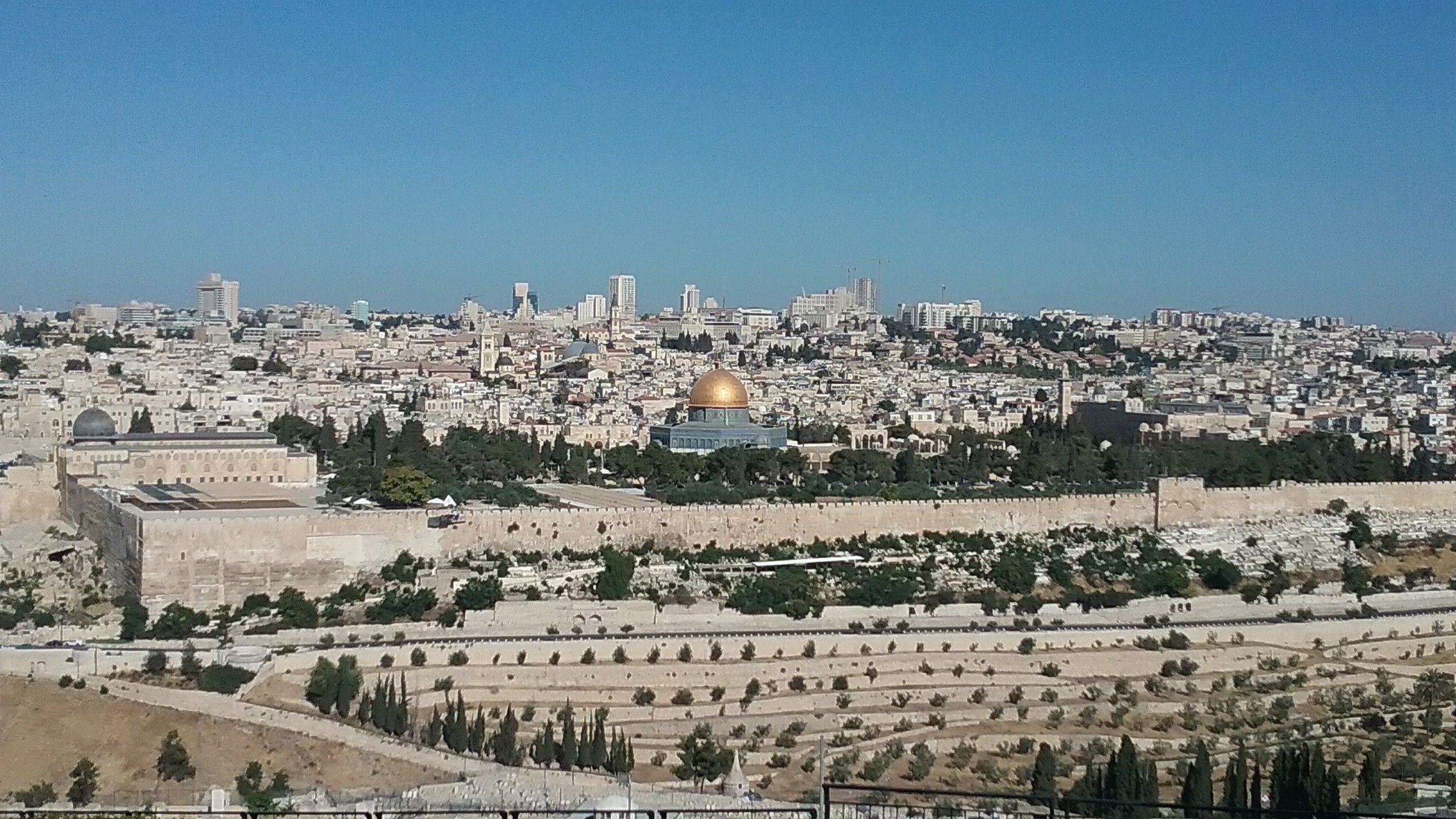 Вид на Иерусалим с Елеонской горы