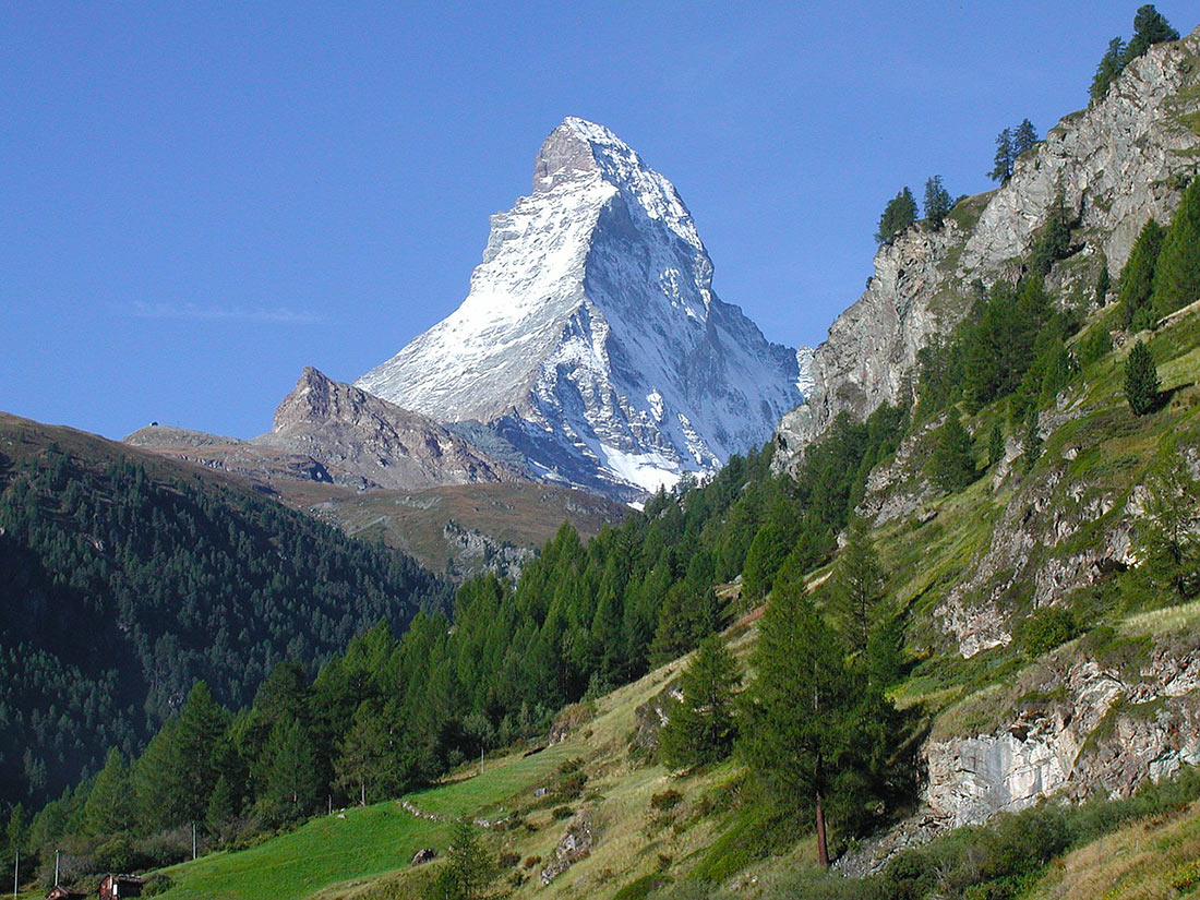Альпы Швейцария гора Matterhorn