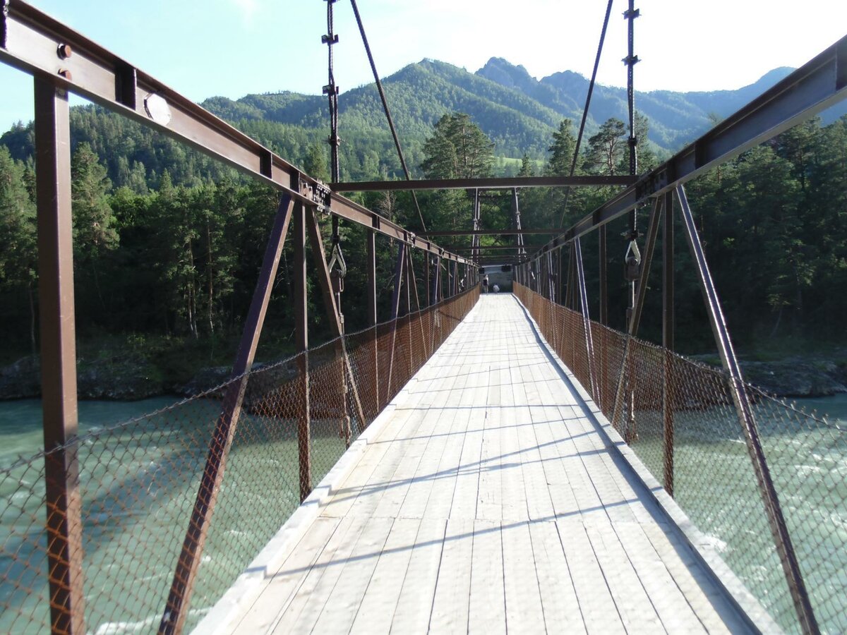 Олесин мост в Горном Алтае