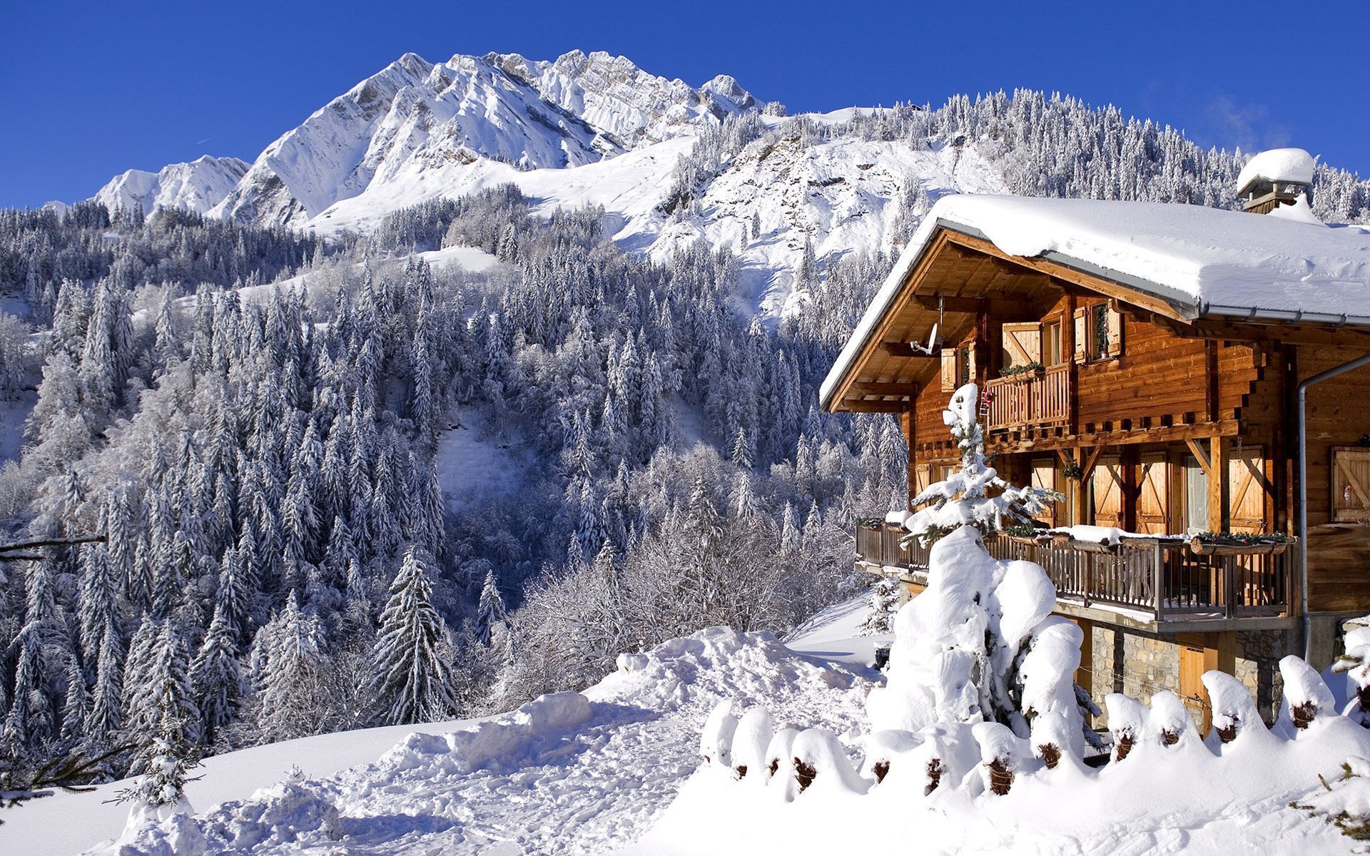 снегопад в австрии