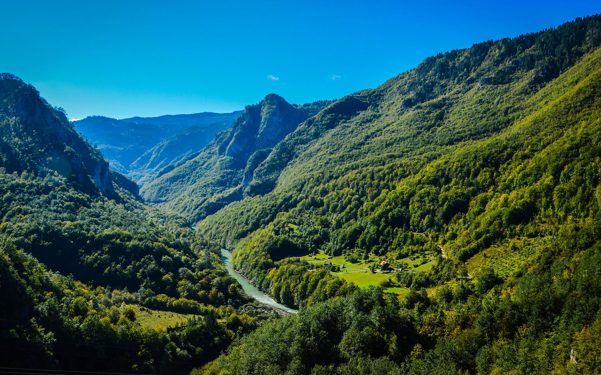 Долина реки тара Черногория
