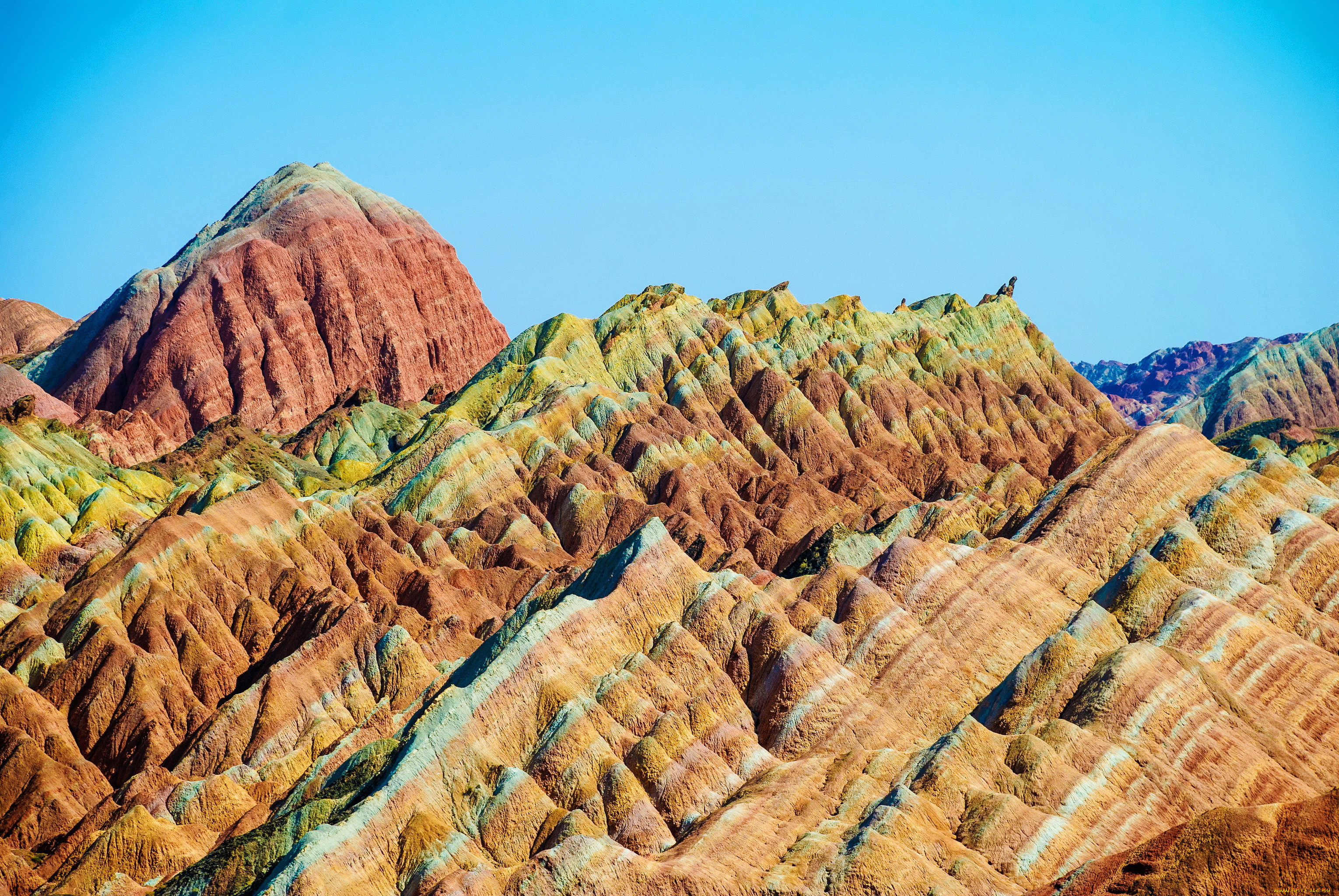 Цветные скалы Данься, Китай