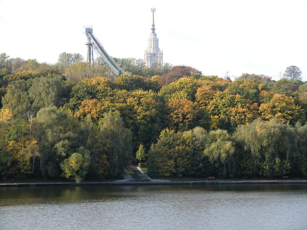 Москва осень Воробьевы горы