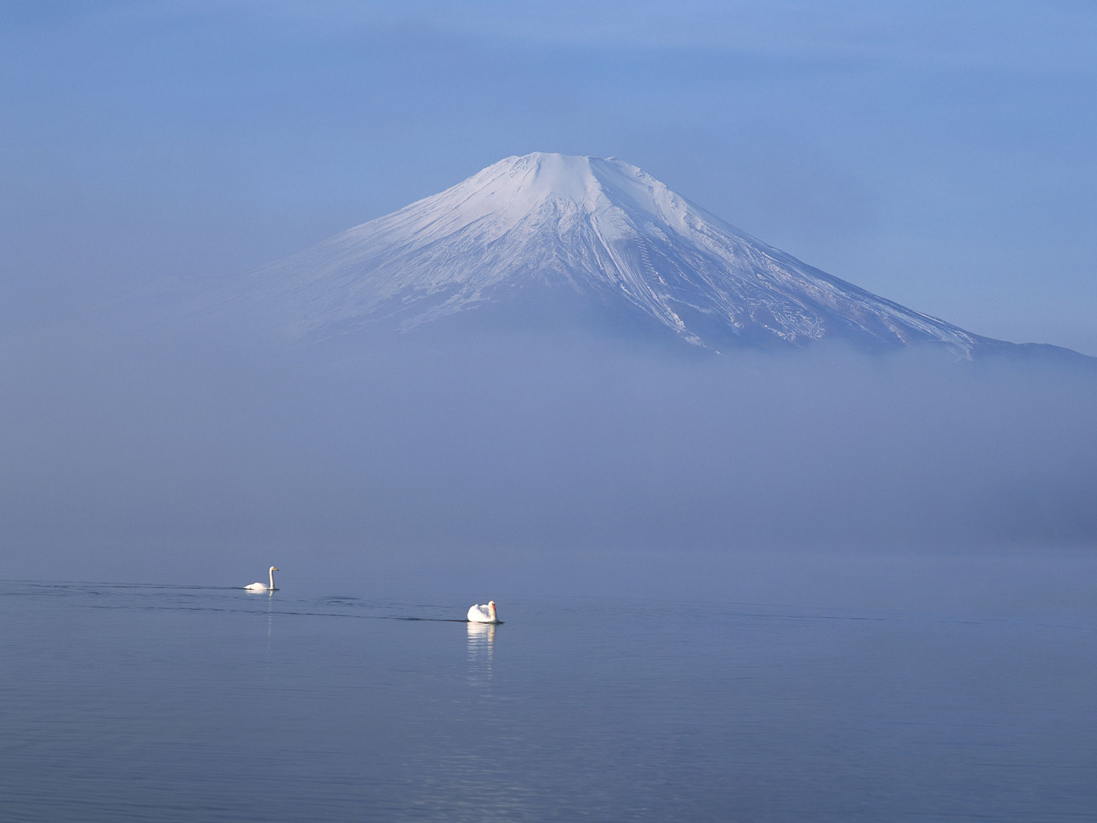 Япония море гора Фудзи