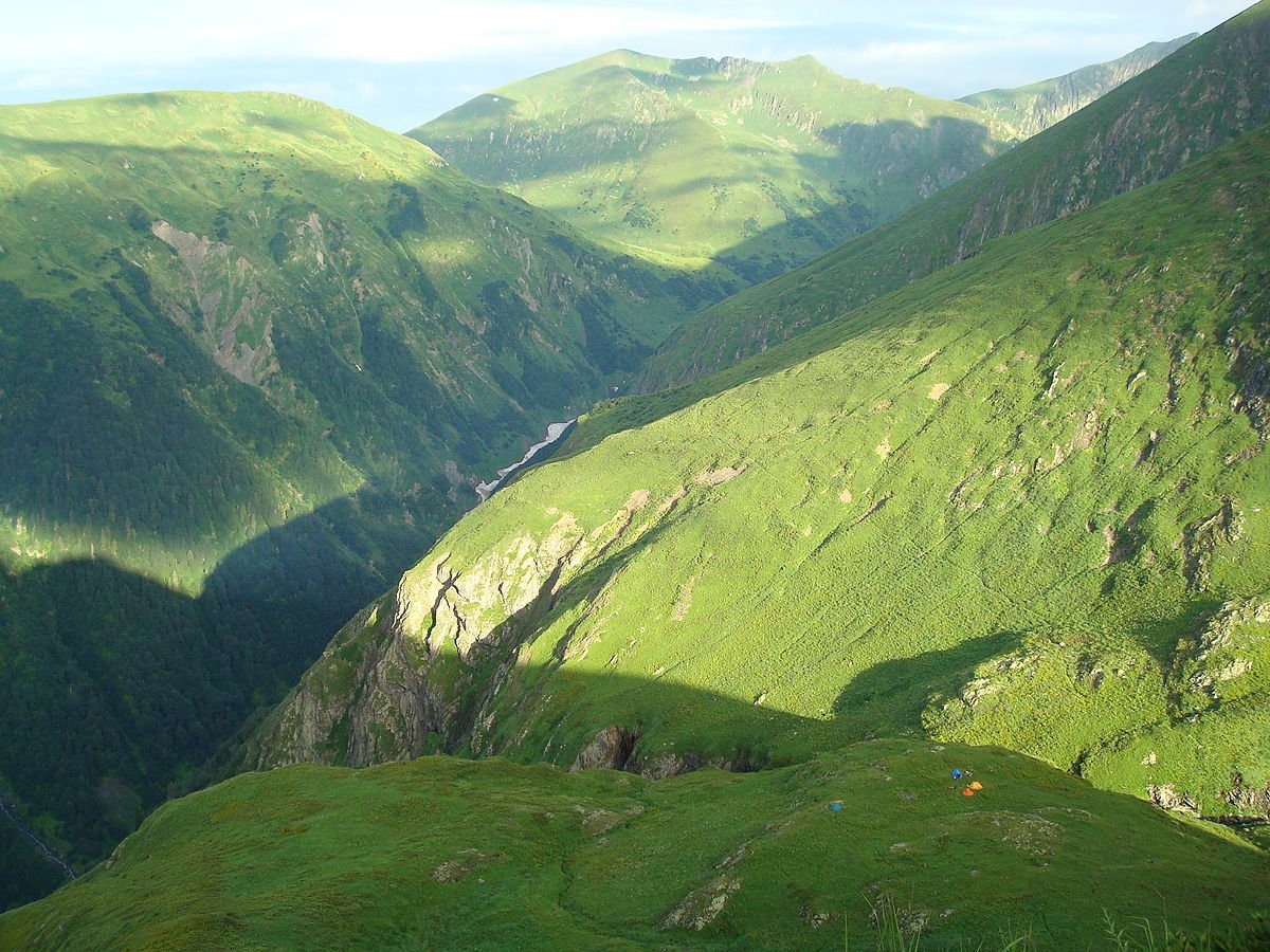 Горы и равнины Краснодарского края