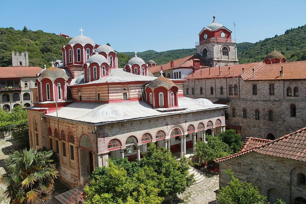 Афон монастырь греция