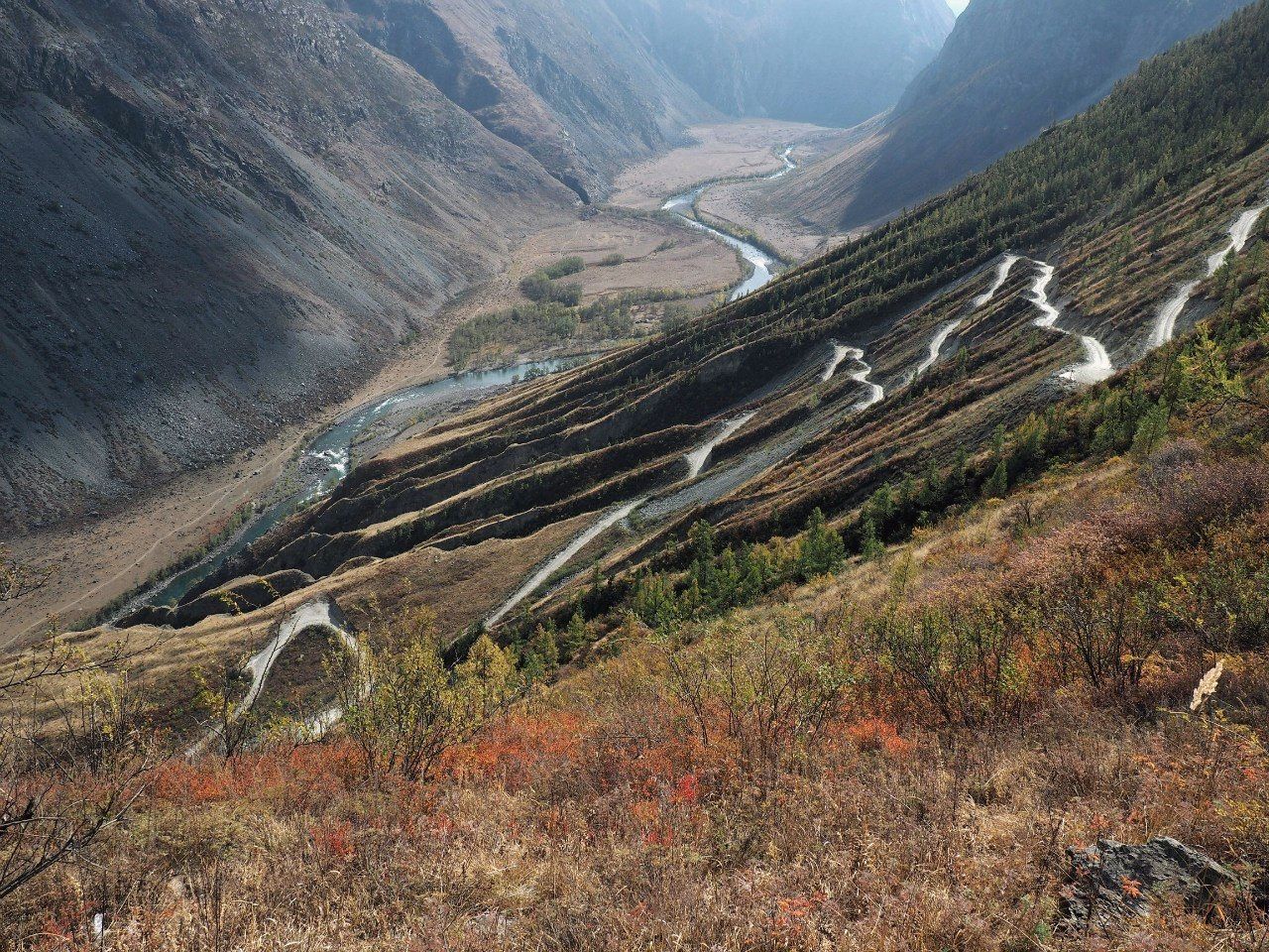 Алтай перевал Кату-Ярык ущелье