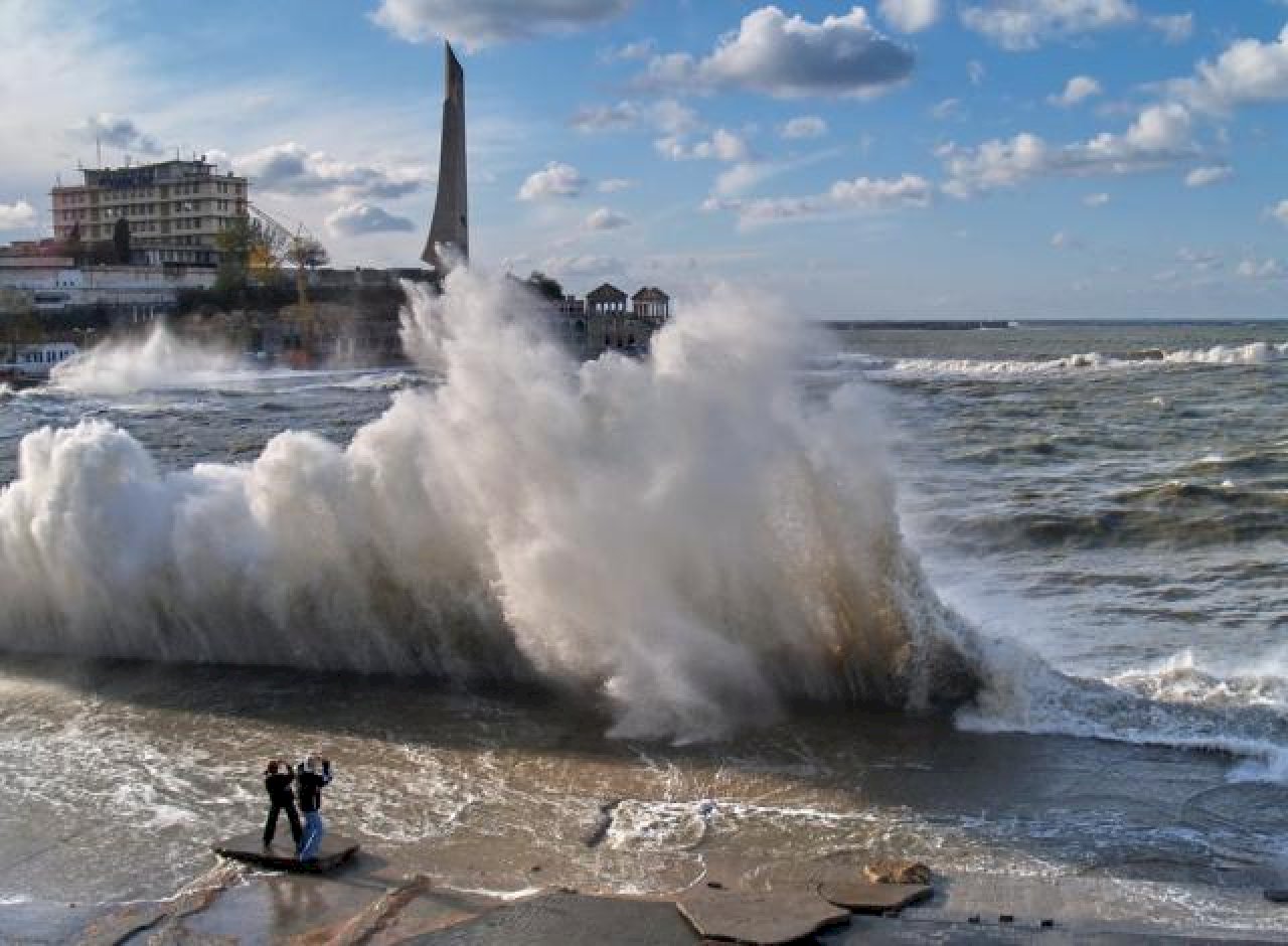Крым шторм Севастополь