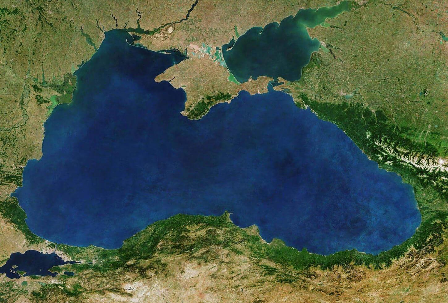 Черное море сверху