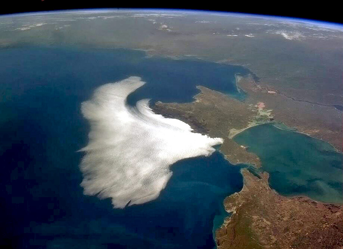 Черное море из самолета