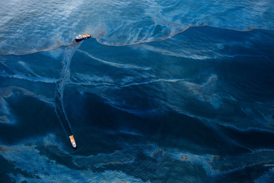 Загрязнение океана нефтью