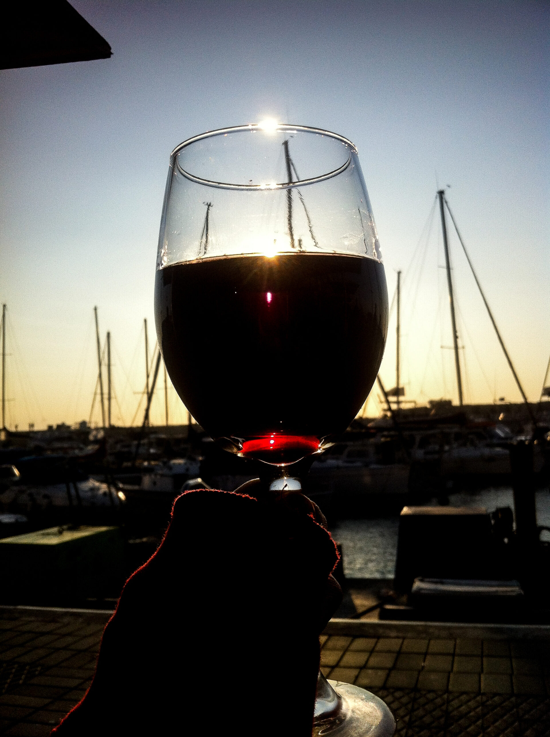 Вино на закате