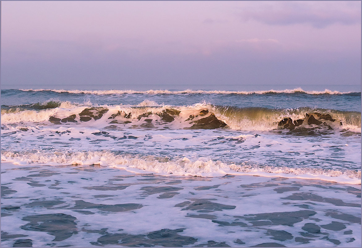 Рассвет на побережье индийского океана фото