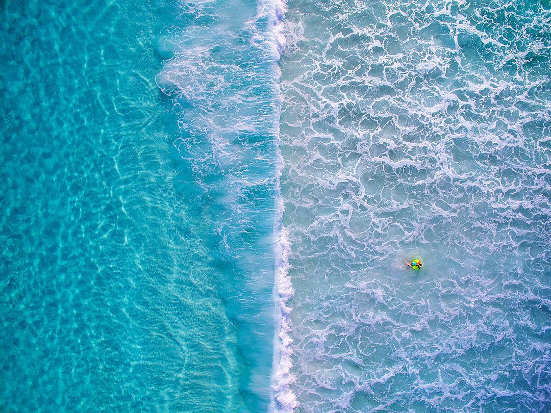 Море с квадрокоптера