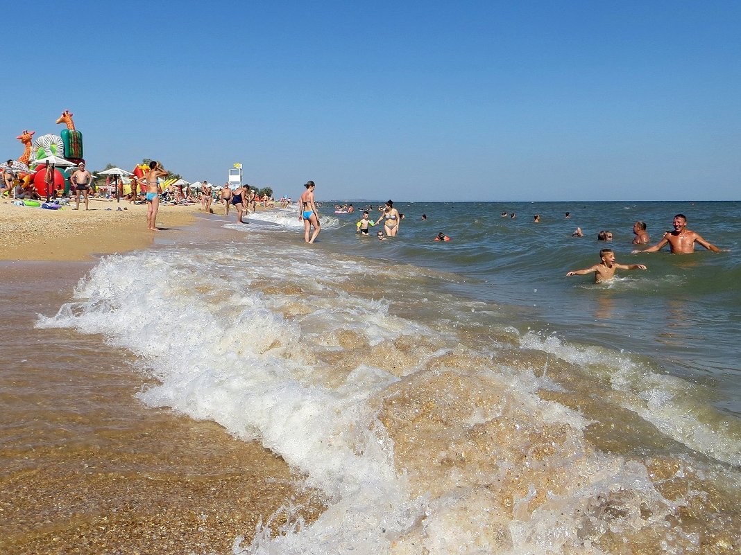 Азовское море Голубицкая пляж пляж