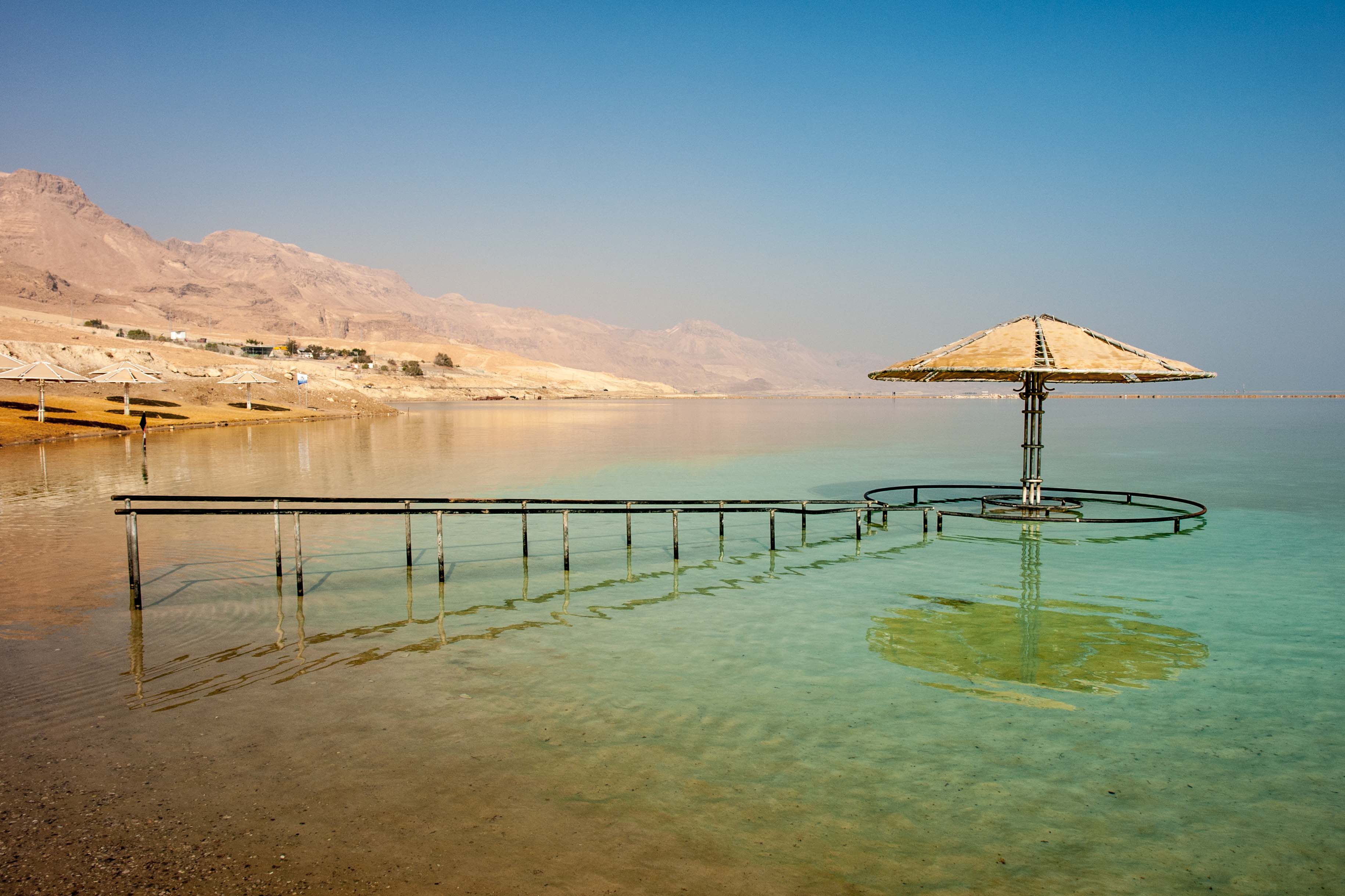 Мертвое море, Израиль и Иордания