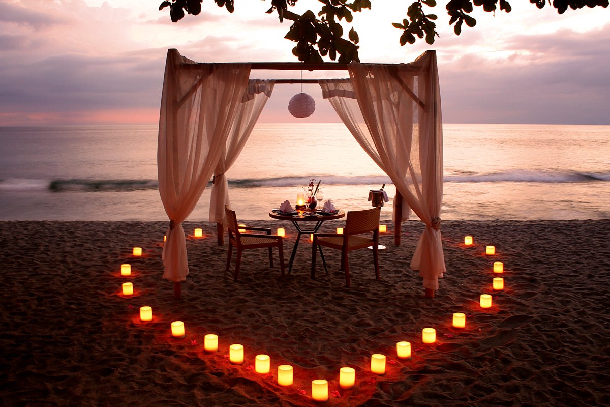 Пляж романтик